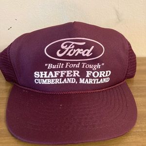 Schaffer Ford Cumberland Maryland Trucker Hat  Has Wear